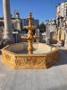 Hand Carved Marble Fountain – 3-Tier Ottoman Style Yellow Stone Water Feature | Water Fixtures by AEGEAN MARBLE ARTISAN ATELIER
