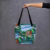 Tote Bag - River Melody - Impressionist Landscape Art | Work by Eman's Gallery