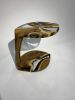 Epoxy Leaf Side Table - Epoxy Coffee Table | Tables by Tinella Collection. Item composed of wood and synthetic in contemporary or art deco style