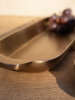 Antique Brass Long Trays Set of 2 | Serving Tray in Serveware by The Collective
