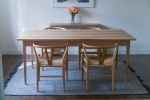 Modern White Oak Table | Dining Table in Tables by iReclaimed Furniture Co