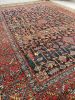 AMAZING Antique Rug BLOOMING MIDNIGHT JUNGLE Antique Rug | Area Rug in Rugs by The Loom House. Item made of wool