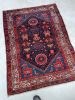 WONDERFUL Vintage Tribal Afshar Rug | Punch, Denim, DARK | Area Rug in Rugs by The Loom House. Item made of wool & fiber