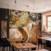 Fossilized Woods | Wallpaper in Wall Treatments by Brenda Houston. Item made of fabric & paper