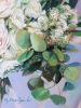 Bridal flowers portraits painting canvas original art | Oil And Acrylic Painting in Paintings by Natart. Item composed of canvas and synthetic