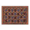 Vintage Folk Art Bird Pictorial Suzani From Uzbekistan | Area Rug in Rugs by Vintage Pillows Store. Item made of cotton