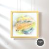 8x8 Original Watercolor Abstract - 'Fight Song' Lyrics Inspired Artwork | Paintings by Susi Schuele Art