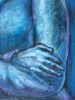 Meditation in Blue- A Homage to Picasso | Oil And Acrylic Painting in Paintings by Eric Farache Artist