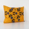 Suzani Handmade Pillow, Yellow Ethnic Lumbar Cushion Cover, | Pillows by Vintage Pillows Store
