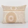 Suzani Lumbar Cushion Cover, Tribal House Decor- Embroidery | Pillows by Vintage Pillows Store