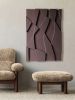 Textured 3D Geometric Wall Art - Modern Abstract Relief Sculpture | Wall Sculpture in Wall Hangings by Vaiva Art Atelier