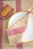 Oh! Stripes (Rose) Block Print Napkins, Set of 4 | Linens & Bedding by Ninéh