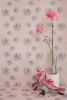 Phoebe Flower Pink Wallpaper | Wall Treatments by Stevie Howell. Item composed of paper