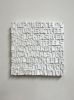 Power of Love  12" x 12" | Mixed Media in Paintings by Emeline Tate. Item composed of canvas and synthetic