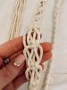 Macrame Yoga Mat Strap | Storage by Rosie the Wanderer. Item made of cotton with fiber