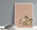 Isengrin Looking Up | Prints by The Ugly Cat Studio