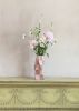Pink Check Twist Vase | Vases & Vessels by Rosie Gore. Item composed of ceramic