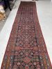 COLORFUL Antique Kurdish Runner | Saffron, Green, Punch | Runner Rug in Rugs by The Loom House. Item made of wool
