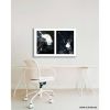 Spills Diptych #05: Conversing White Blobs | Photography by Susan Bowen