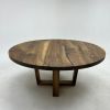 Custom Order Table - Walnut Round Dining Table - Live Edge | Tables by TigerWoodAtelier. Item composed of walnut compatible with minimalism and contemporary style