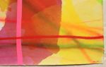 Crooked Green Line | Oil And Acrylic Painting in Paintings by Mel Rea7. Item composed of canvas and synthetic