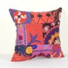 Suzani Square Cushion Cover, Tribal House Decor- Embroidery | Pillows by Vintage Pillows Store