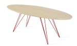 Williams Coffee Table / Maple / Round | Tables by Tronk Design. Item composed of wood and steel