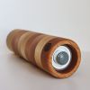 Duo pepper mill and salt hand - cherry(birch)/oak/ash - 9'' | Vessels & Containers by Slice of wood / Tranche de bois