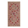 Embroidered Silk Suzani Table Runner with Tulip Motifs , Ecl | Tablecloth in Linens & Bedding by Vintage Pillows Store