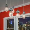 Tribeca Chandelier Pendant (Single Bulb) | Chandeliers by Michael McHale Designs. Item made of metal with glass