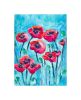 Poppy Sky | Prints by Brazen Edwards Artist. Item composed of canvas and paper