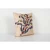 Square Tashkent Suzani Pillow Case Made from a 19th Century | Cushion in Pillows by Vintage Pillows Store
