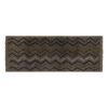 Turkish Zig Zag Gray Wool Shaggy Tulu Runner 2'10" X 7' | Runner Rug in Rugs by Vintage Pillows Store. Item composed of wool & fiber