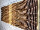 "VORTEX" Parametric Wood Wall Art Decor / 100% Solid Wood | Wall Sculpture in Wall Hangings by ArtMillWork Design. Item composed of canvas