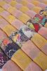 Upcycled Seat Cushion in Yellow | Pillows by BOI. Item made of fabric works with contemporary style