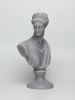 Grey Diana XL Greek Goddess Head Candle - Roman Bust Figure | Sculptures by Agora Home. Item composed of synthetic in minimalism or contemporary style