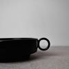 Loops Bowl Nero Medium | Dinnerware by Dennis Kaiser. Item made of ceramic compatible with minimalism and mid century modern style