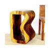 Haussmann® Wood B Bench 24 in x 13.5 x 15 inch High Oak Oil | Benches & Ottomans by Haussmann®