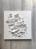 "Rough purity" | Wall Sculpture in Wall Hangings by Art By Natasha Kanevski. Item composed of canvas in minimalism or contemporary style