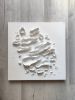 "Rough purity" | Wall Sculpture in Wall Hangings by Natasha Kanevski. Item composed of canvas in minimalism or contemporary style