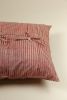 Rustic Stripes Block Print Pillow | Pillows by Ninéh