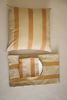 Oh! Stripes (Ochre) Block Print Pillow | Pillows by Ninéh