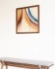 RUST III - Framed-Collection | Wall Hangings by Rianne Aarts / Teddy and Wool Studio. Item made of cotton with fiber