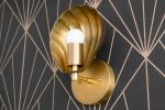 Art Deco - Scallop Shade - Model No. 8270 | Sconces by Peared Creation. Item made of brass