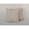 Set of Two Turkish Velvet Pillow Cover 20'' x 20'' | Sham in Linens & Bedding by Vintage Pillows Store. Item composed of cotton & fiber