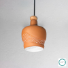 Lunea Terracotta Pendant Lamp | Pendants by Lit Lamps - Sustainable Mindful Lighting. Item works with contemporary & asian style
