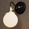 Alford - 6" Globe | Sconces by Illuminate Vintage. Item made of brass