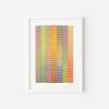 Yellow Stripe Blocks Colour Study Painting | Collage in Paintings by Amelia Coward