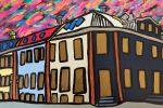 Reykjavík Streets | Oil And Acrylic Painting in Paintings by Brianne Valentino