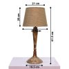 The Nirvana Table Lamp | Lamps by Home Blitz. Item composed of fabric and metal in rustic style